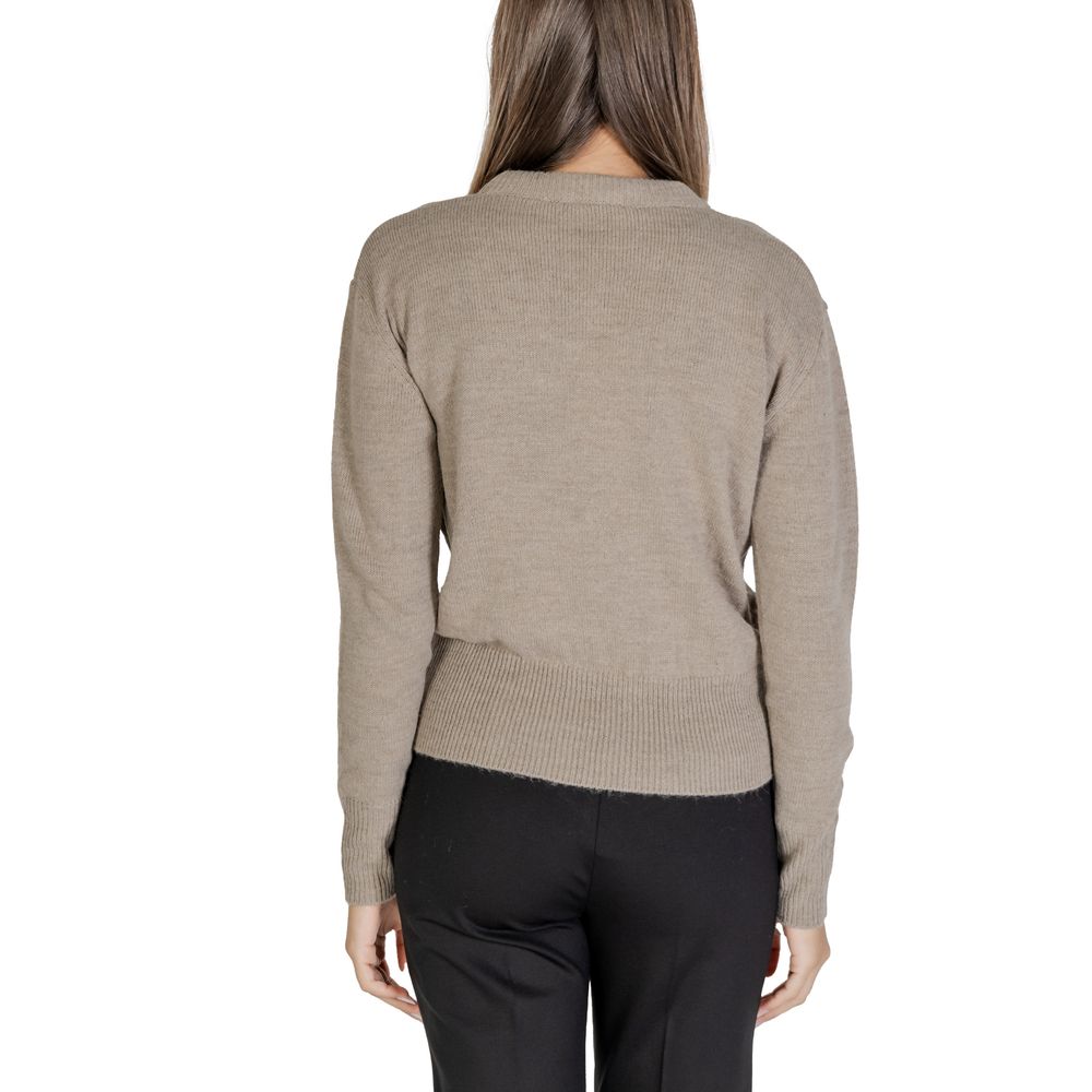 Alviero Martini Prima Classe Beige Polyester Sweater Alviero Martini Prima Classe