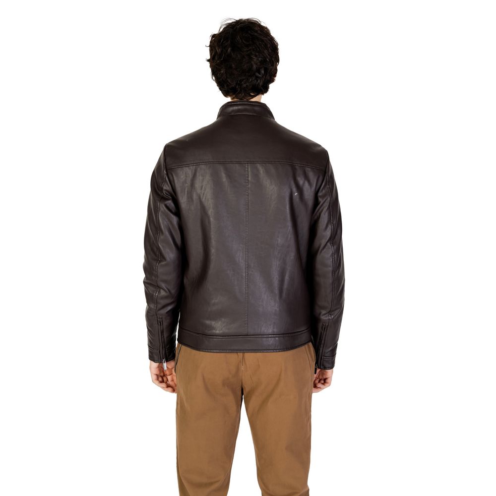 Hamaki-Ho Brown Viscose Jackets & Coat Hamaki-Ho