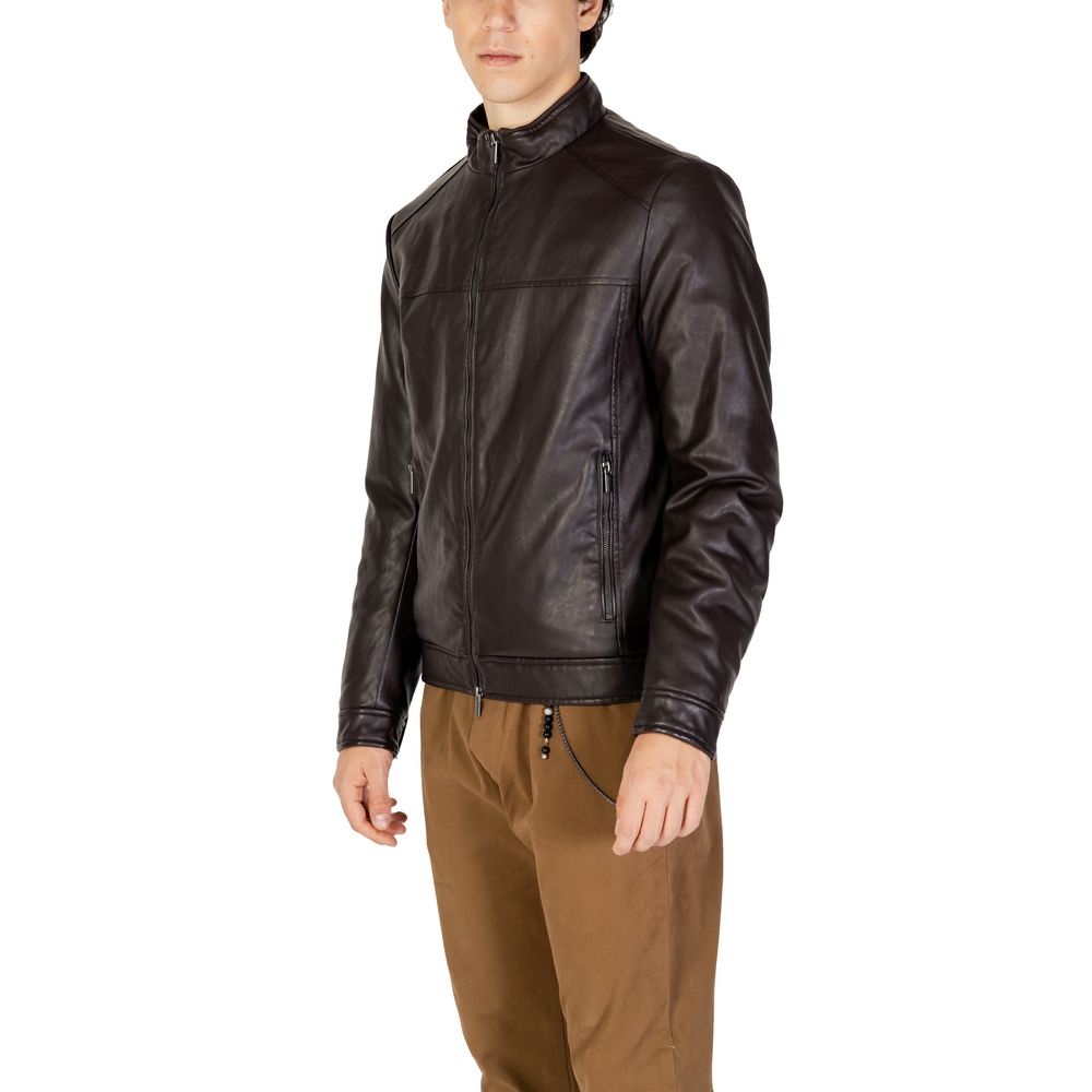 Hamaki-Ho Brown Viscose Jackets & Coat Hamaki-Ho
