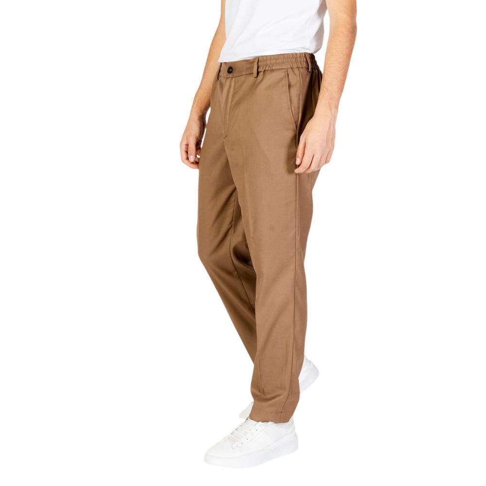 Hamaki-Ho Beige Polyester Pant Hamaki-Ho