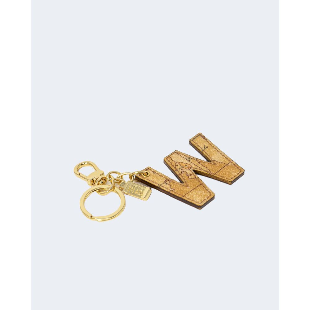 Alviero Martini Prima Classe Beige Leather Keychain Alviero Martini Prima Classe