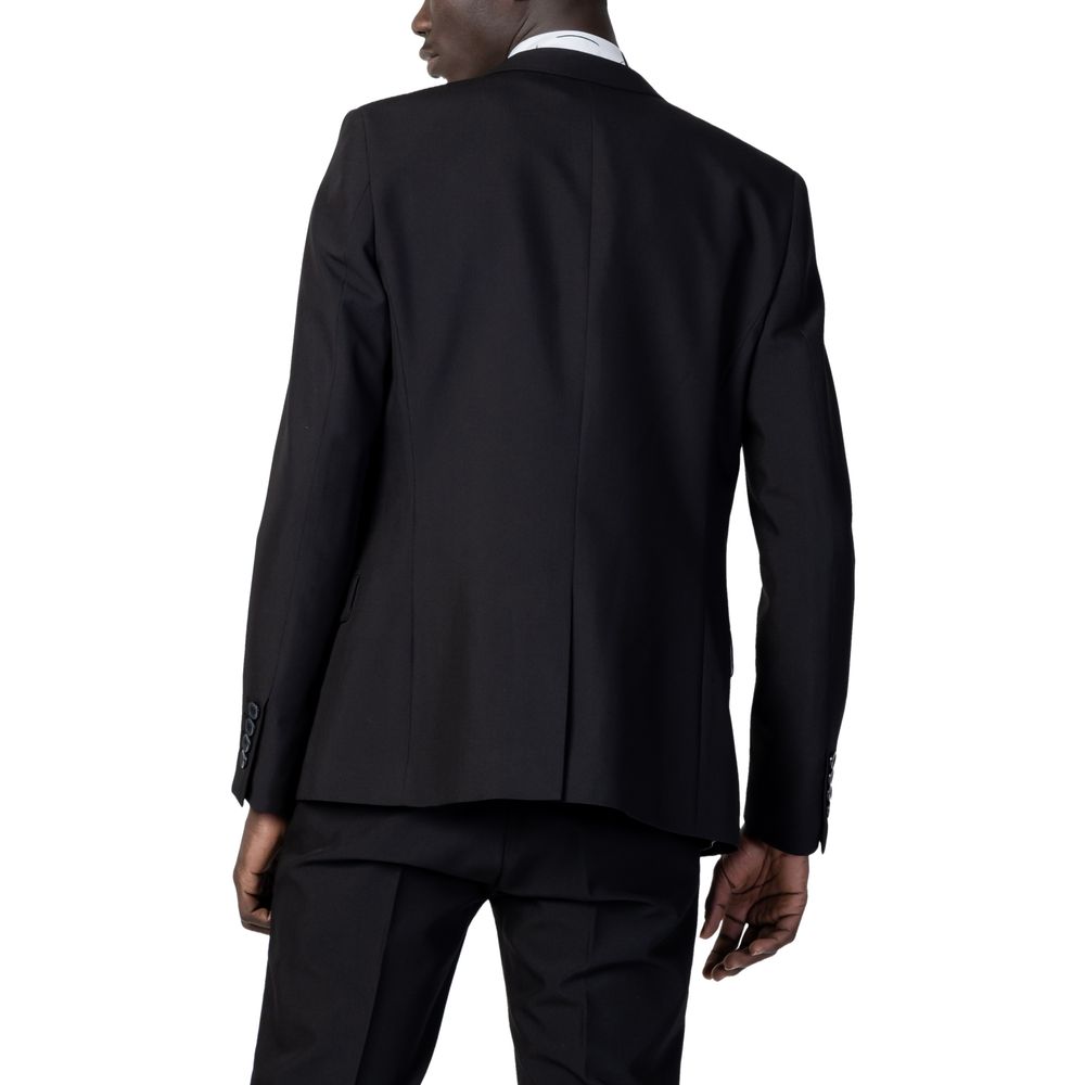 Antony Morato Black Polyester Blazer Antony Morato