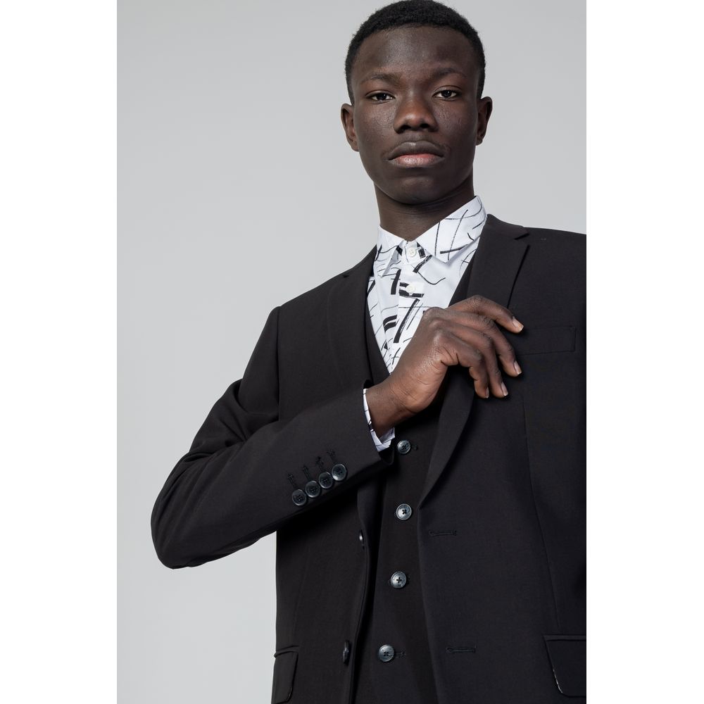 Antony Morato Black Polyester Blazer Antony Morato