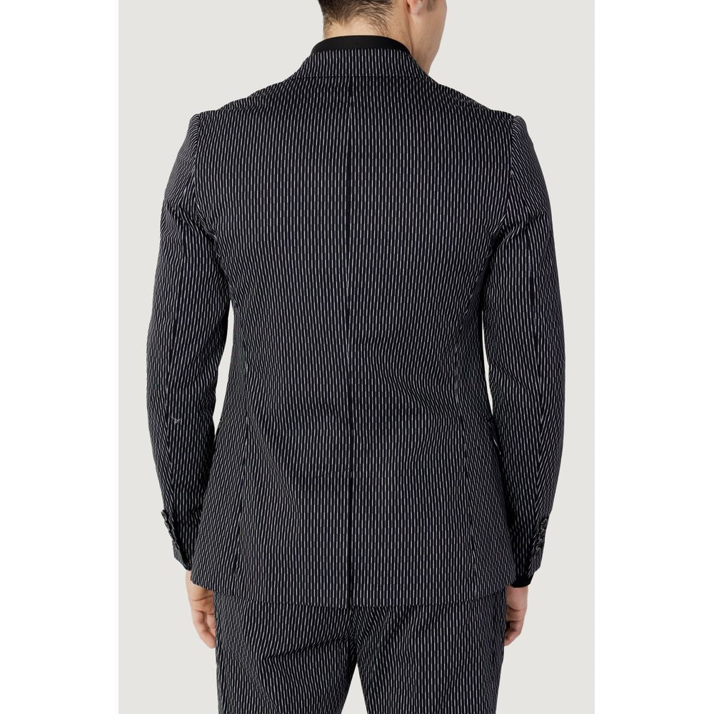 Antony Morato Black Cotton Blazer Antony Morato