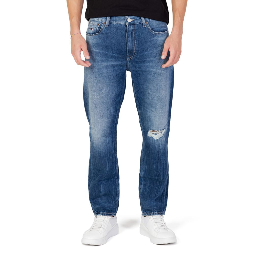Tommy Hilfiger Jeans Blue Cotton Slim Fit Jean Tommy Hilfiger Jeans