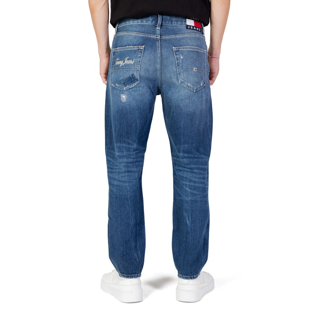 Tommy Hilfiger Jeans Blue Cotton Slim Fit Jean Tommy Hilfiger Jeans