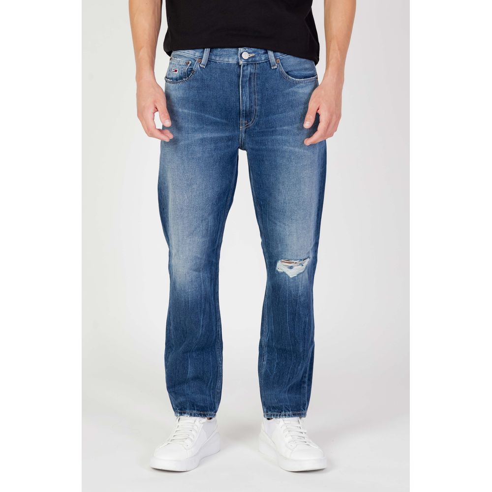 Tommy Hilfiger Jeans Blue Cotton Slim Fit Jean Tommy Hilfiger Jeans
