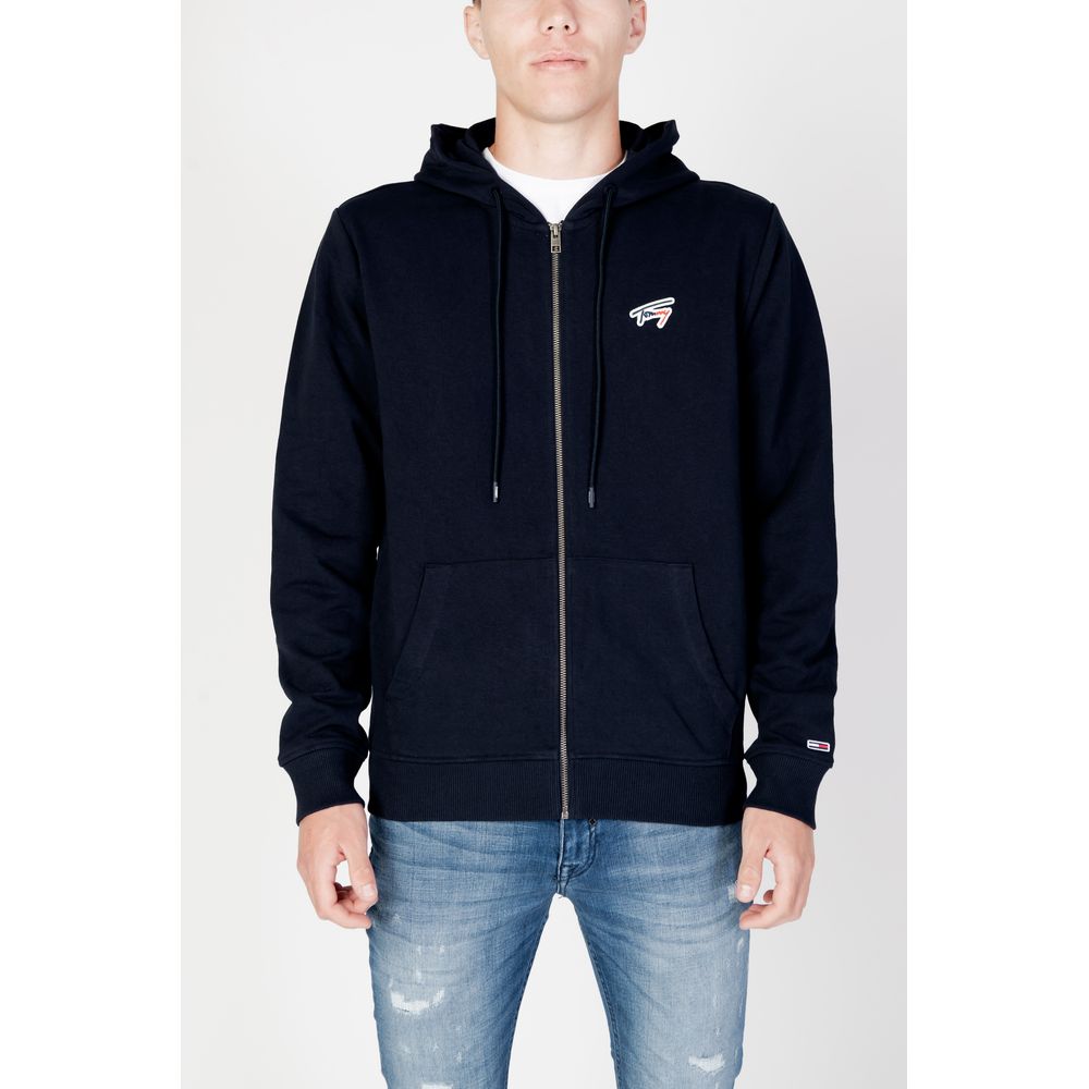 Tommy Hilfiger Jeans Blue Organic Cotton Hoody Tommy Hilfiger Jeans