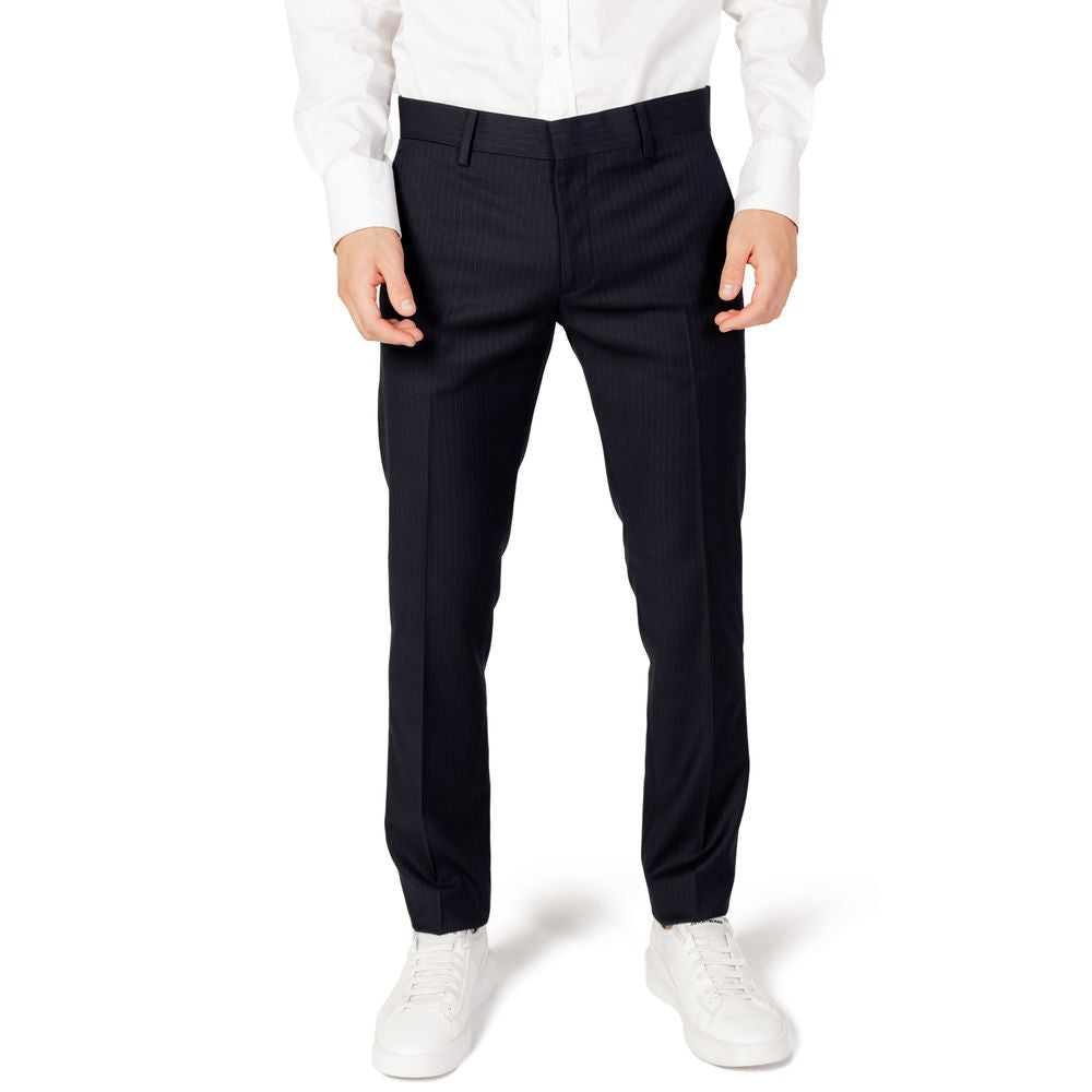 Antony Morato Blue Polyester Pant Antony Morato