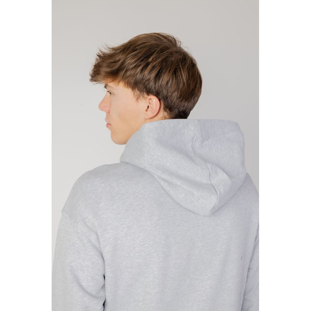 Underclub Gray Cotton Hoody Underclub