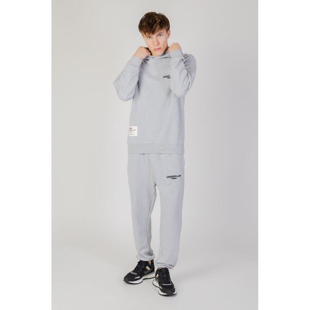 Underclub Gray Cotton Hoody Underclub