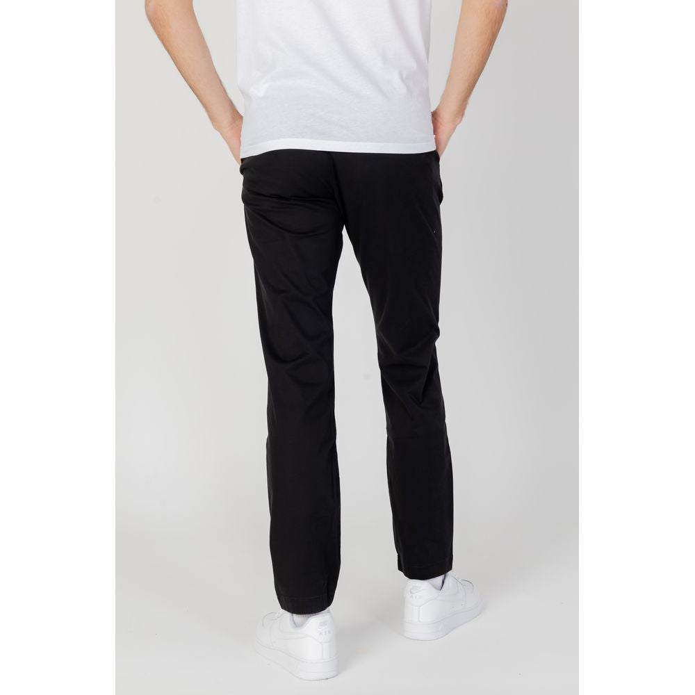 Tommy Hilfiger Jeans Black Organic Cotton Pant Tommy Hilfiger Jeans