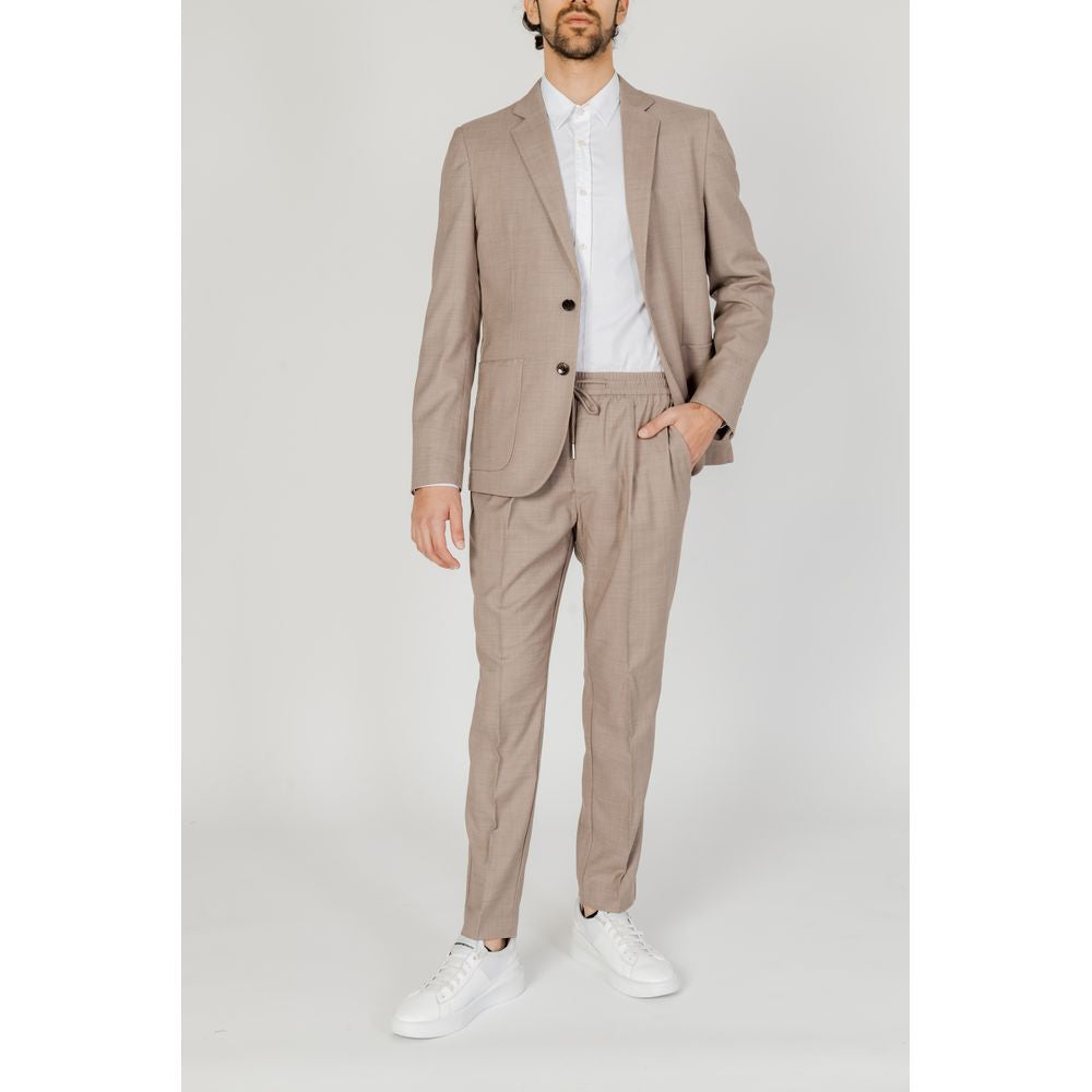 Antony Morato Beige Polyester Blazer Antony Morato