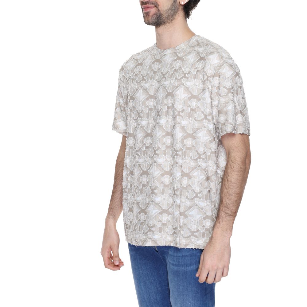 Antony Morato Beige Polyester T-Shirt Antony Morato