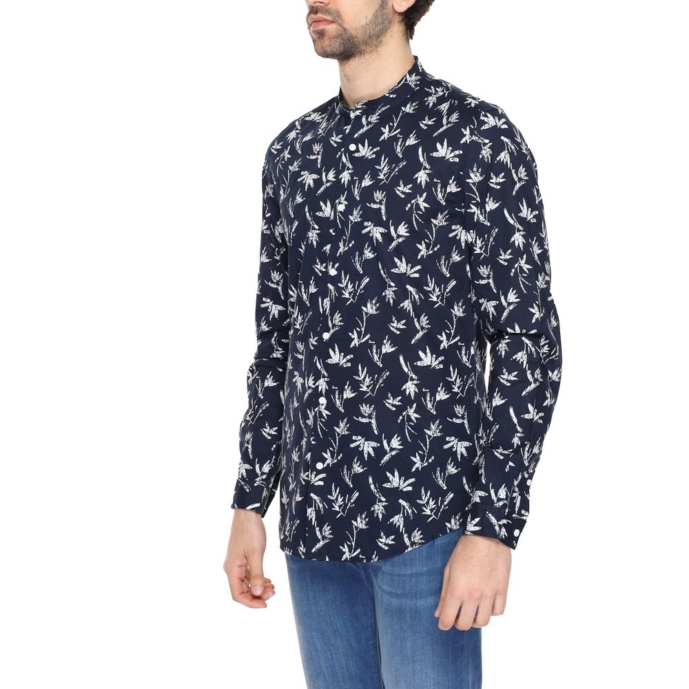 Antony Morato Blue Cotton Shirt Antony Morato