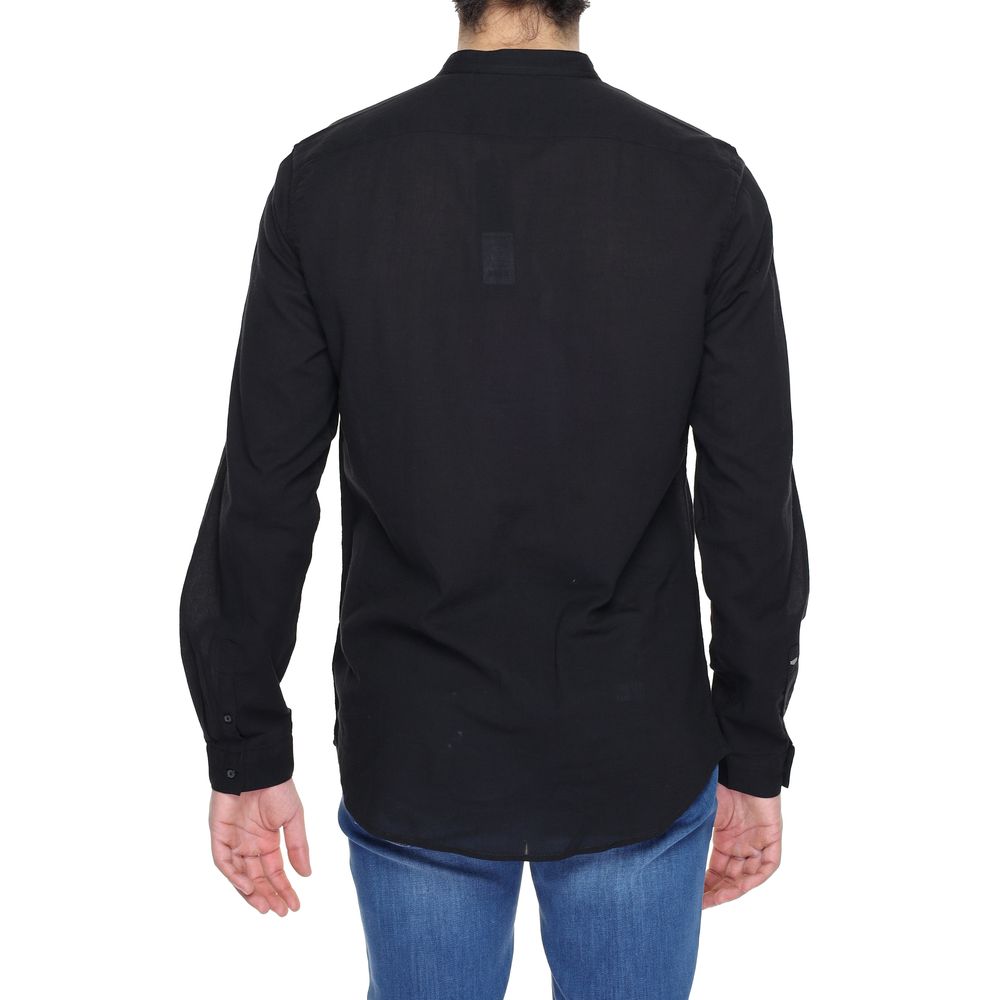 Antony Morato Black Cotton Shirt Antony Morato