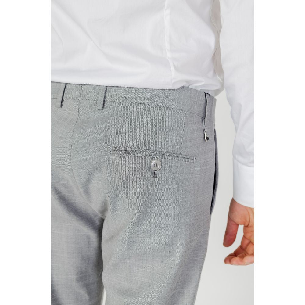 Antony Morato Gray Polyester Pant Antony Morato