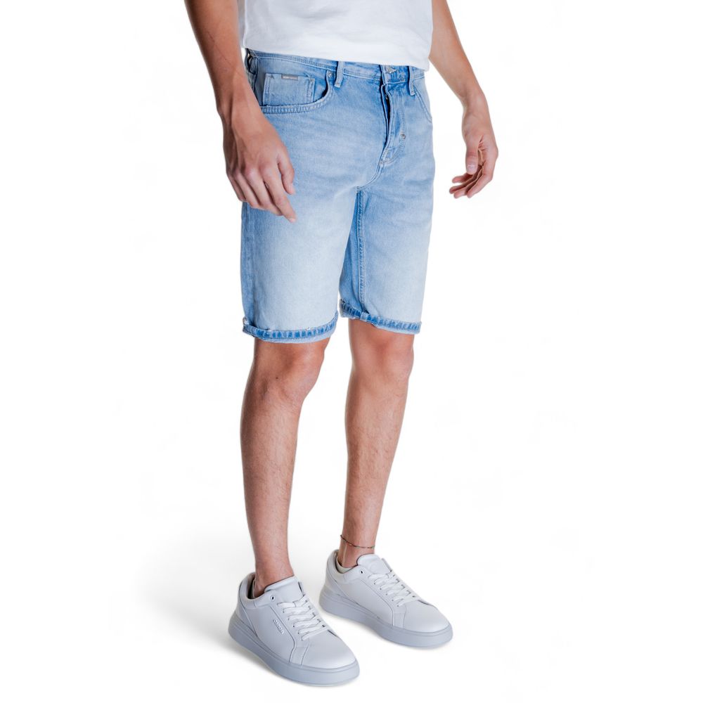 Antony Morato Light Blue Cotton Bermuda Antony Morato