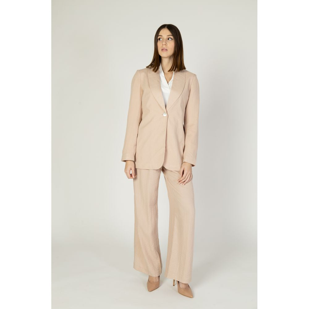 Vero Moda Pink Viscose Blazer Vero Moda