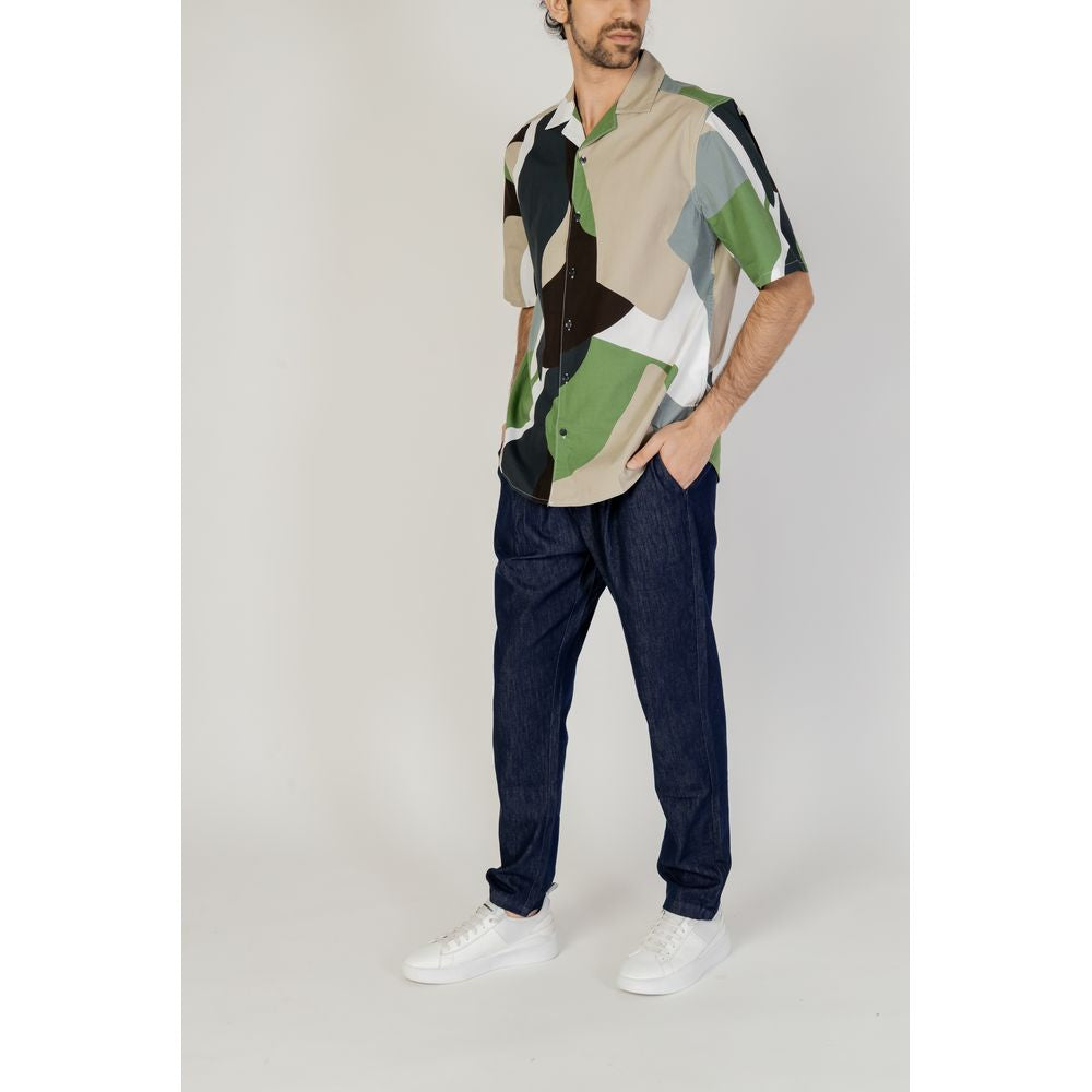 Only & Sons Green Cotton Shortsleeve Only & Sons
