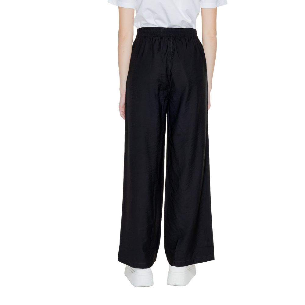 Jacqueline De Yong Black Viscose Pant Jacqueline De Yong
