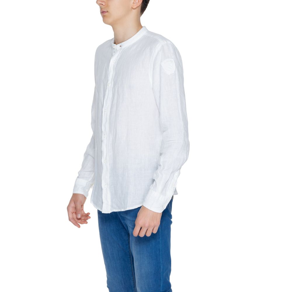 Blauer White Linen Shirt Blauer