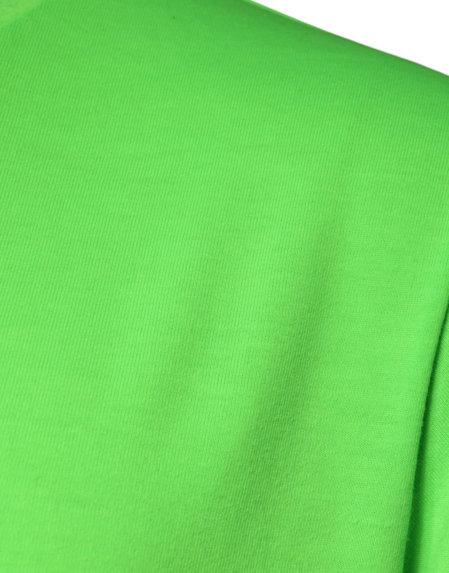 Dolce & Gabbana Green Logo Round Neck Short Sleeves T-shirt Dolce & Gabbana