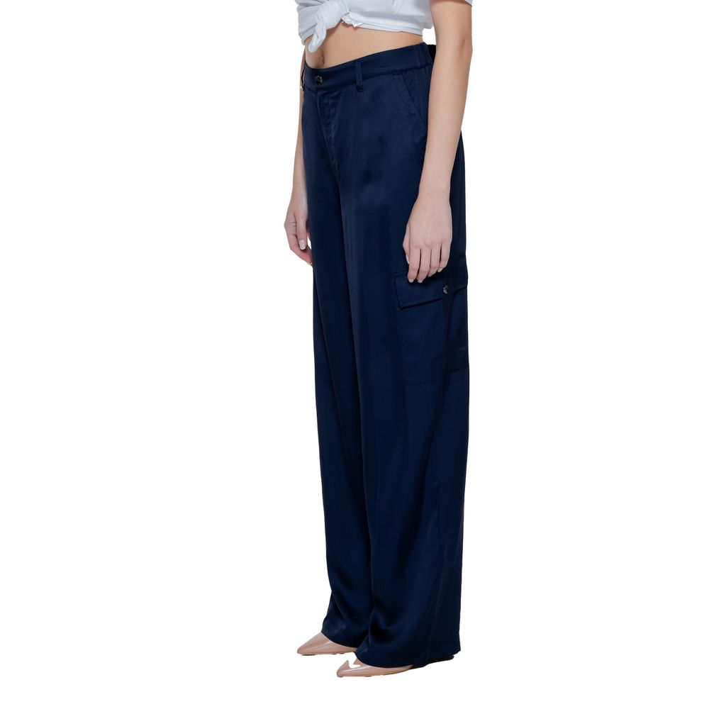 Street One Blue Viscose Pant Street One