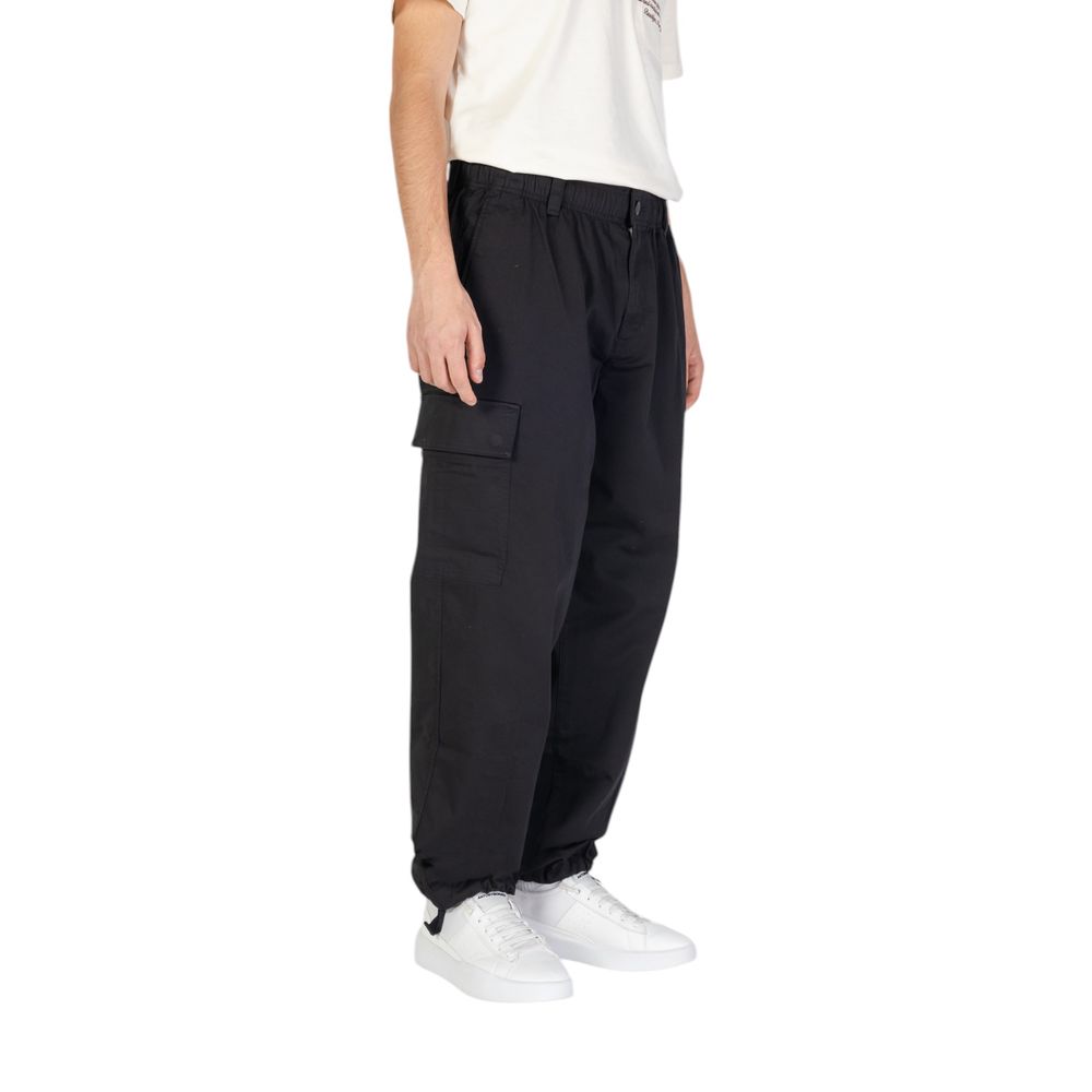 Calvin Klein Jeans Black Recycled Cotton Pant Calvin Klein Jeans