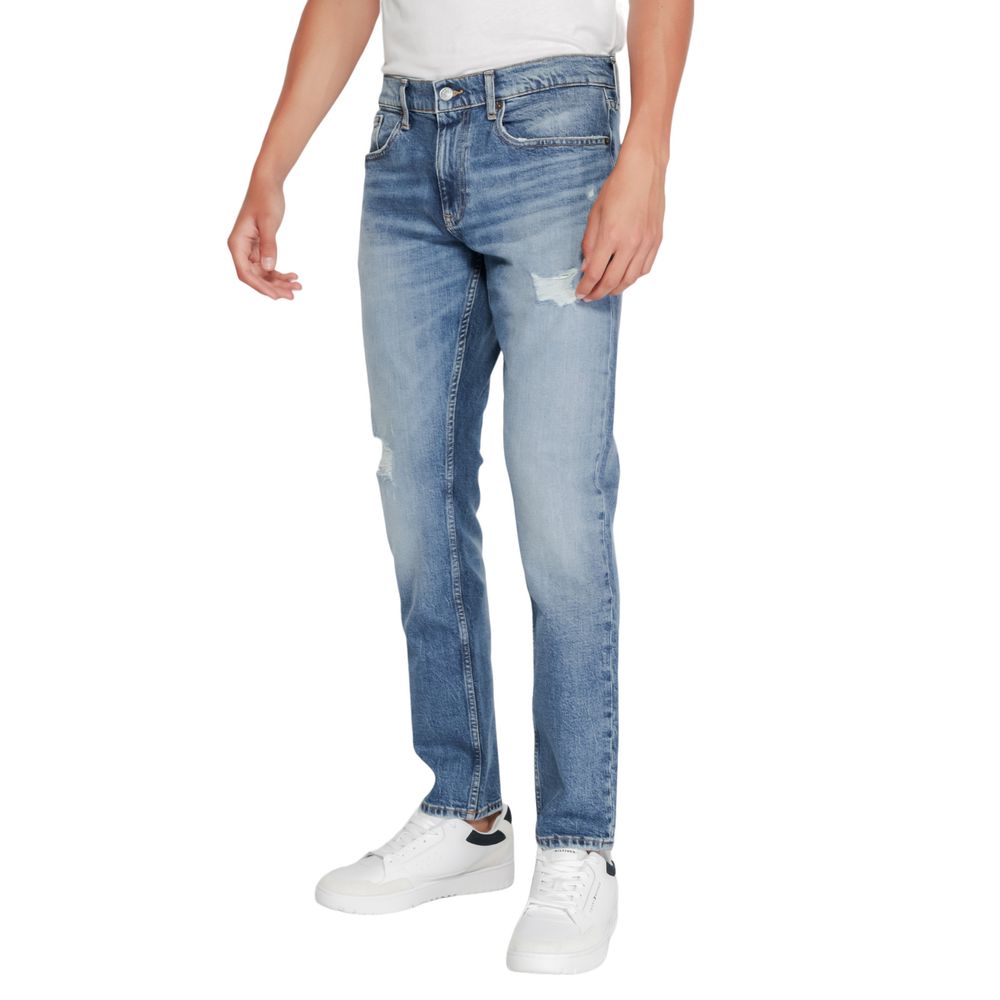 Tommy Hilfiger Jeans Blue Cotton Slim Fit Jean Tommy Hilfiger Jeans