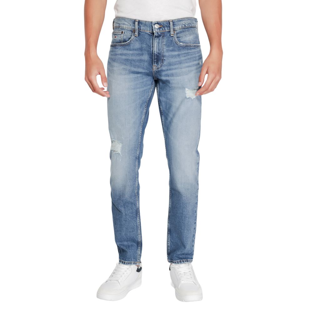 Tommy Hilfiger Jeans Blue Cotton Slim Fit Jean Tommy Hilfiger Jeans