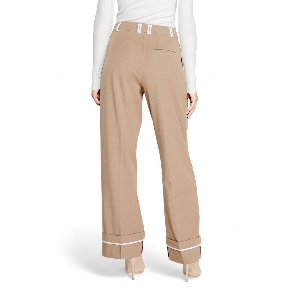 Only Brown Recycled Polyester Pant Only