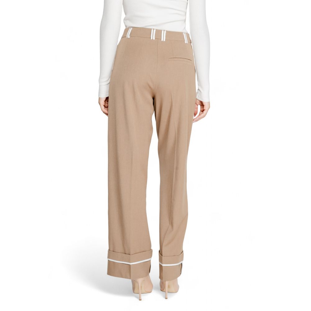 Only Brown Recycled Polyester Pant Only