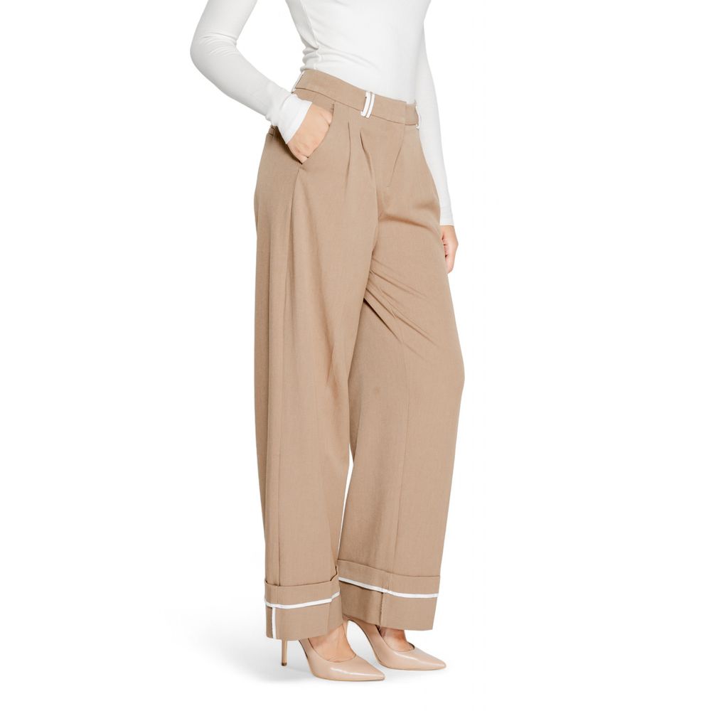 Only Brown Recycled Polyester Pant Only