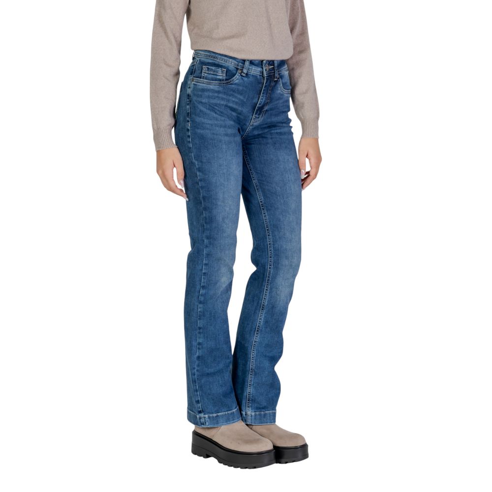 Street One Blue Cotton Mom Jean Street One