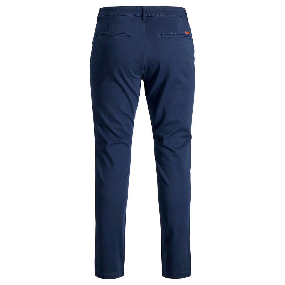 Jack Jones Blue Cotton Skinny Pant Jack Jones