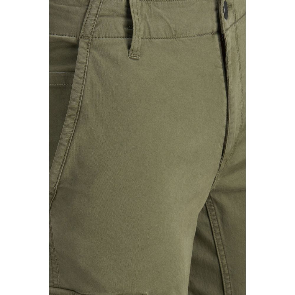Jack Jones Green Cotton Skinny Pant Jack Jones