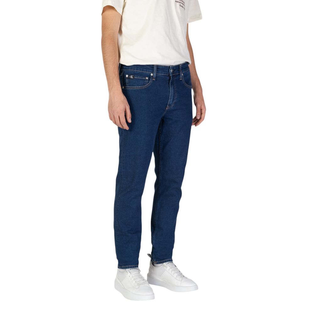 Calvin Klein Jeans Blue Cotton Slim Fit Jean Calvin Klein Jeans