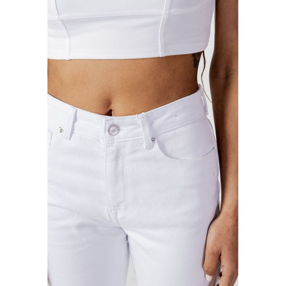 Only White Cotton Mom Jean Only