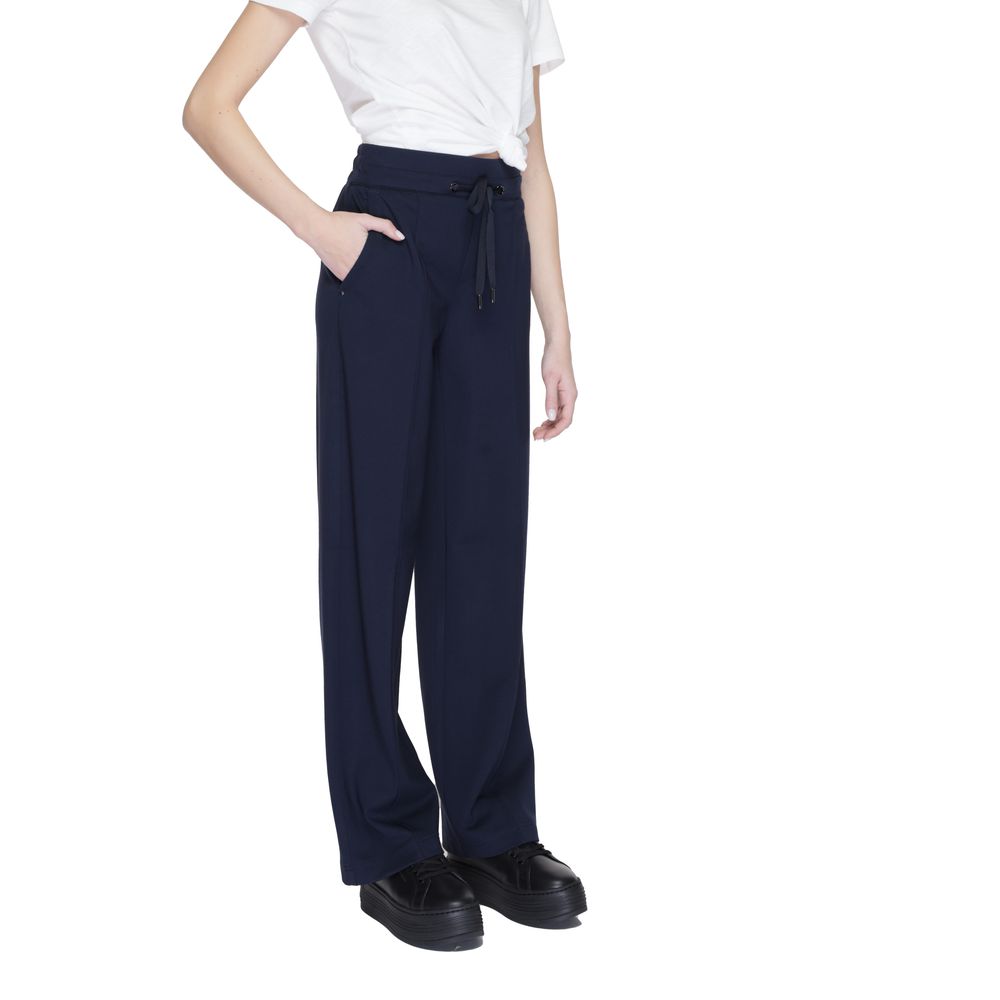 Street One Blue Viscose Pant Street One