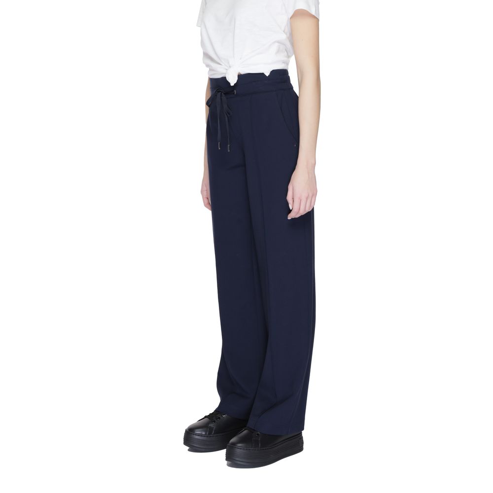 Street One Blue Viscose Pant Street One