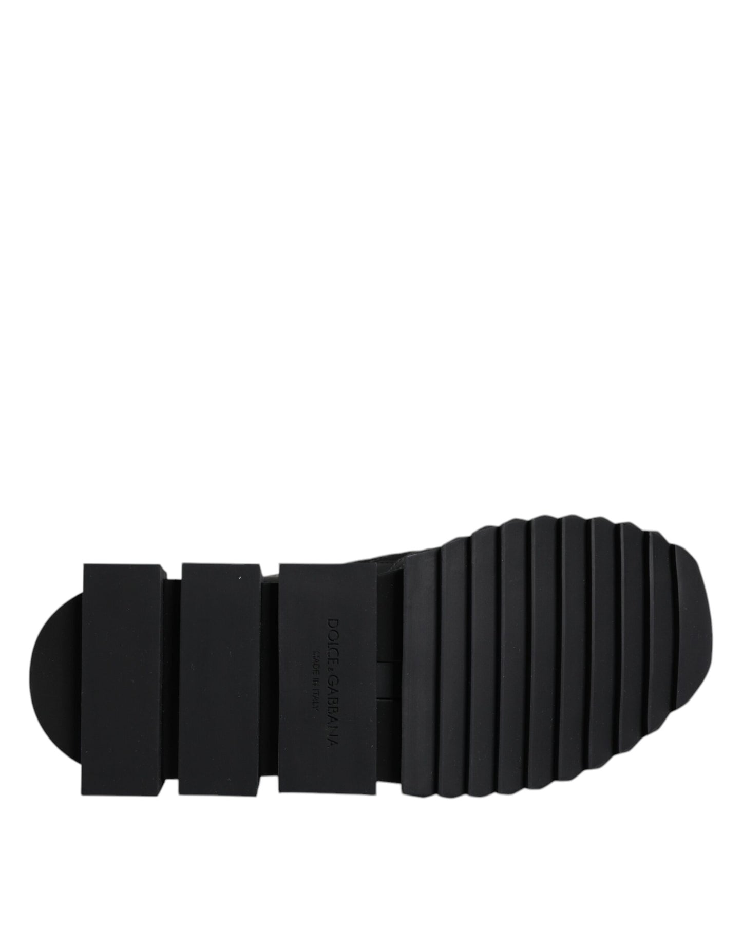 Dolce & Gabbana Black Sorrento Logo Men Sneakers Socks Shoes Dolce & Gabbana