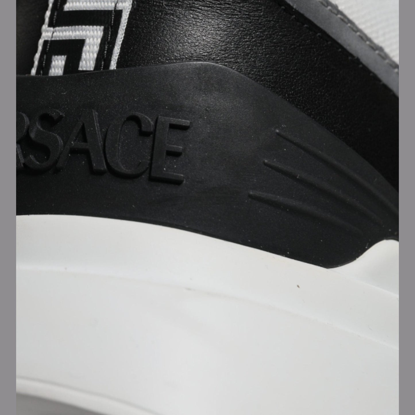 Versace Multicolor Canvas Quad Fabric Medusa Low Top Sneakers Shoes Versace