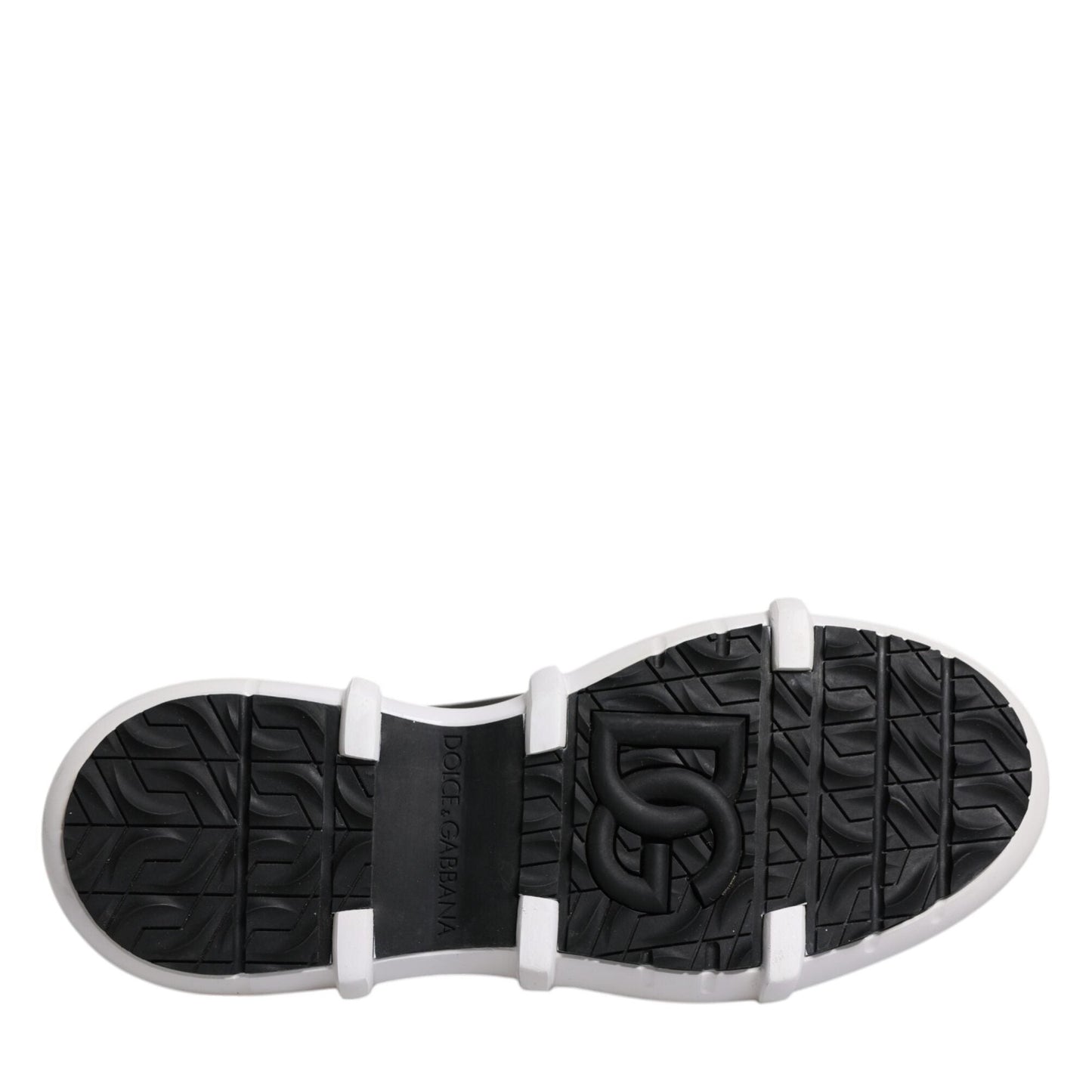 Dolce & Gabbana Black Nylon Galileo High Top Sneakers Shoes