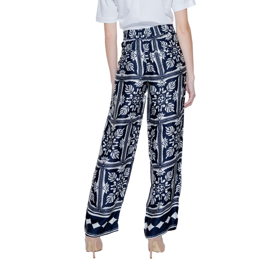 Street One Blue Viscose Pant Street One