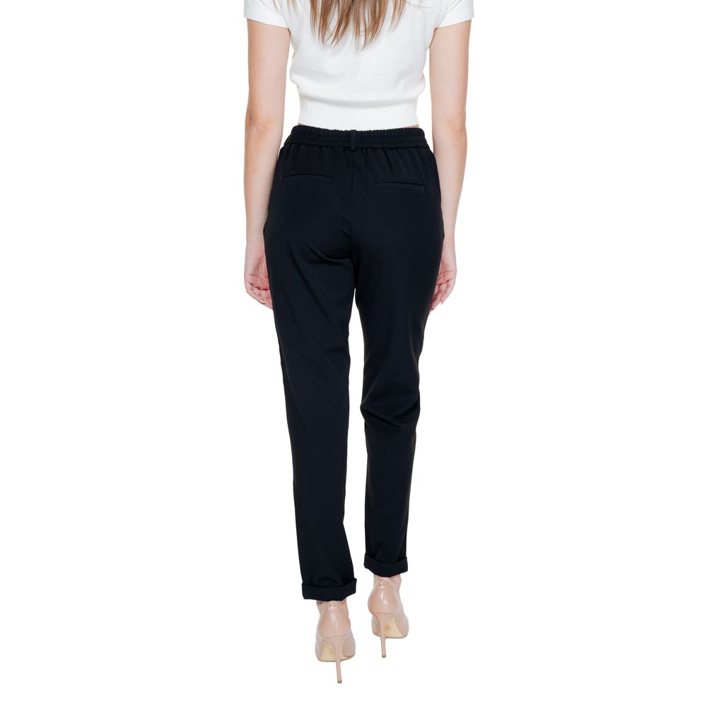 Vero Moda Black Polyester Pant Vero Moda