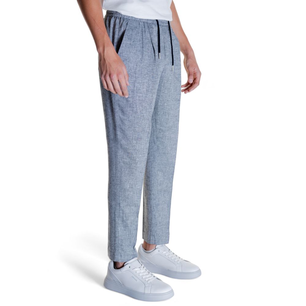 Antony Morato Black Linen Pant Antony Morato