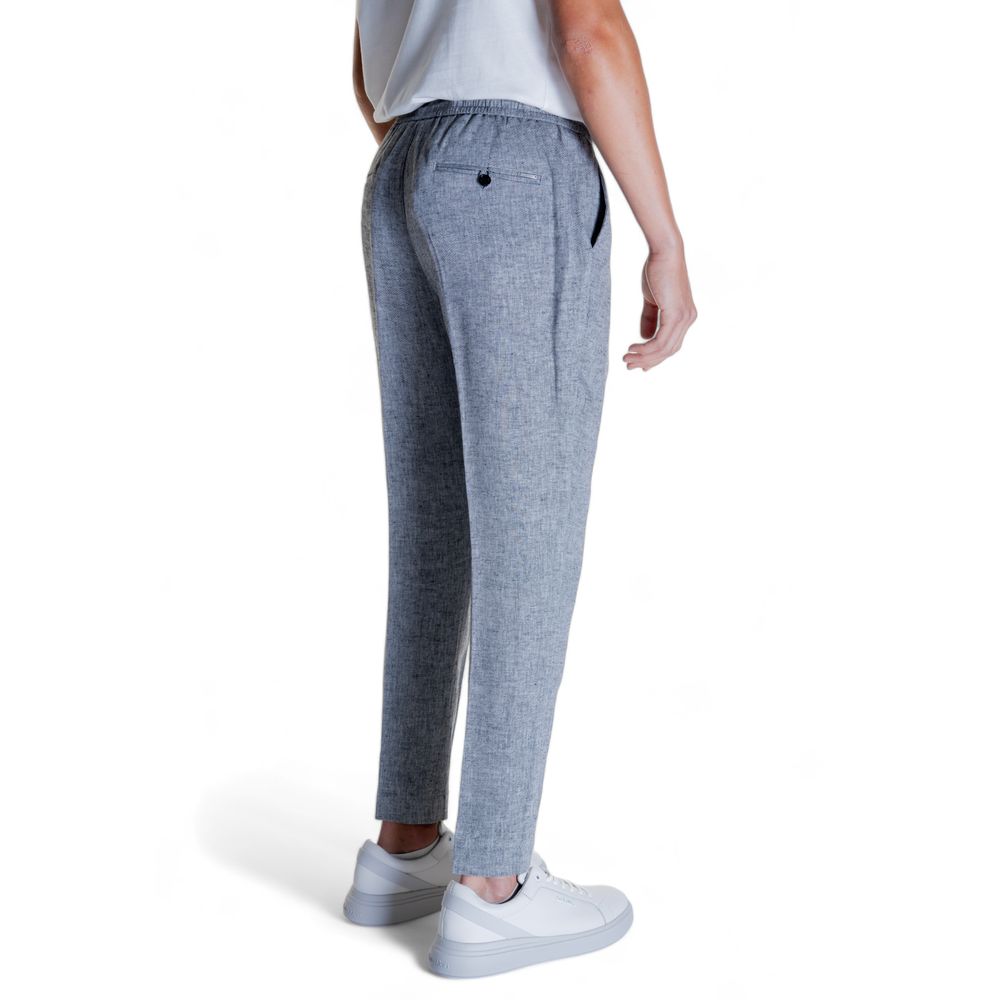 Antony Morato Black Linen Pant Antony Morato