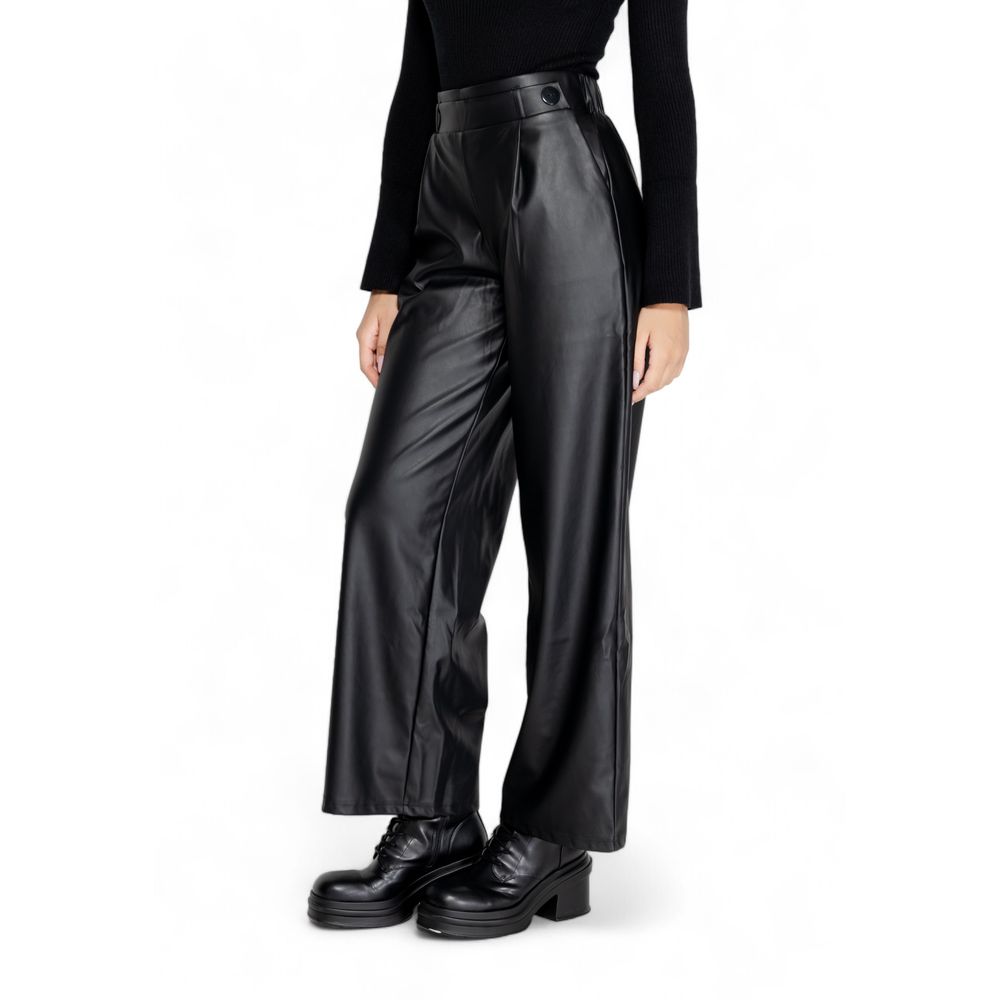 Jacqueline De Yong Black Polyester Pant Jacqueline De Yong
