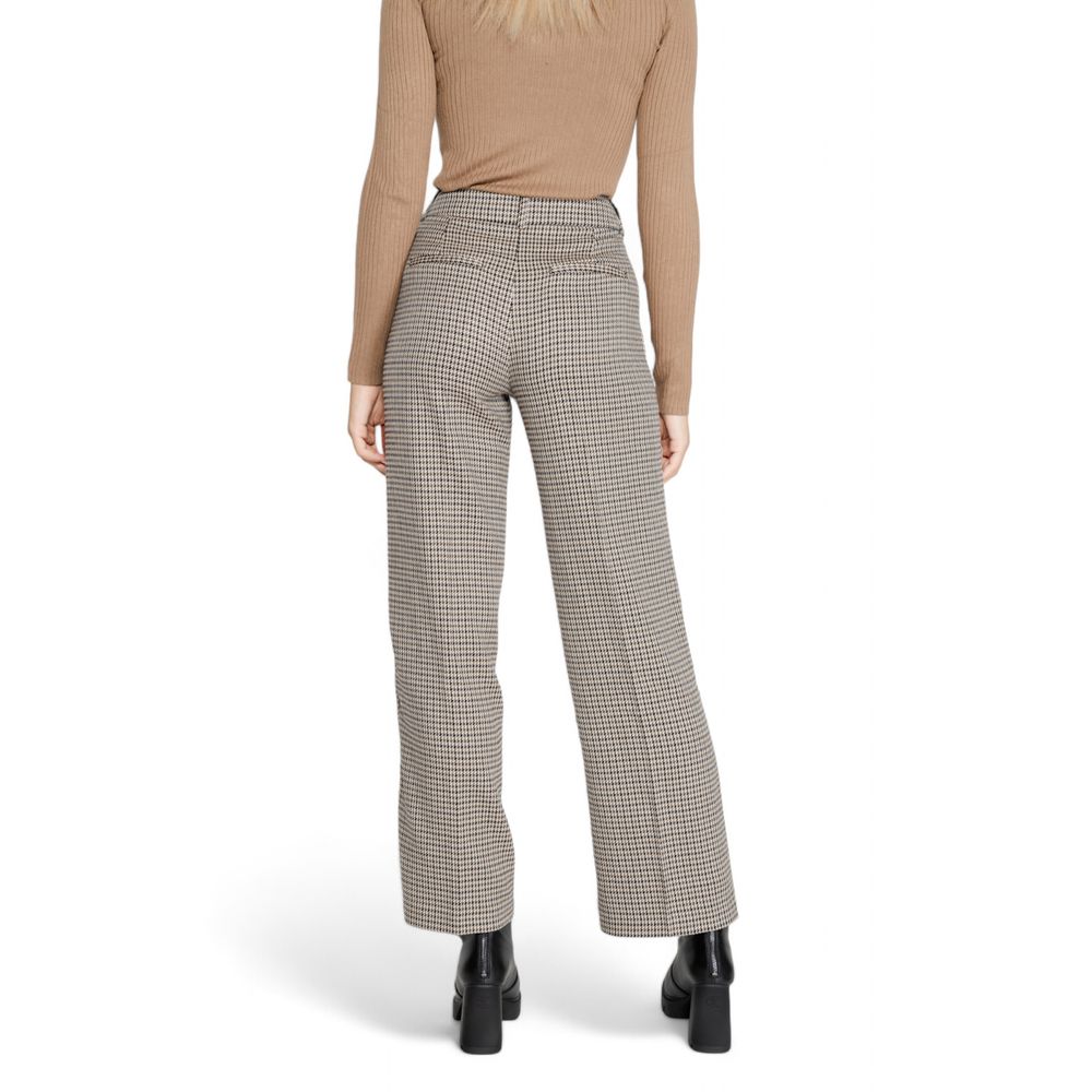 Only Beige Polyester Pant Only